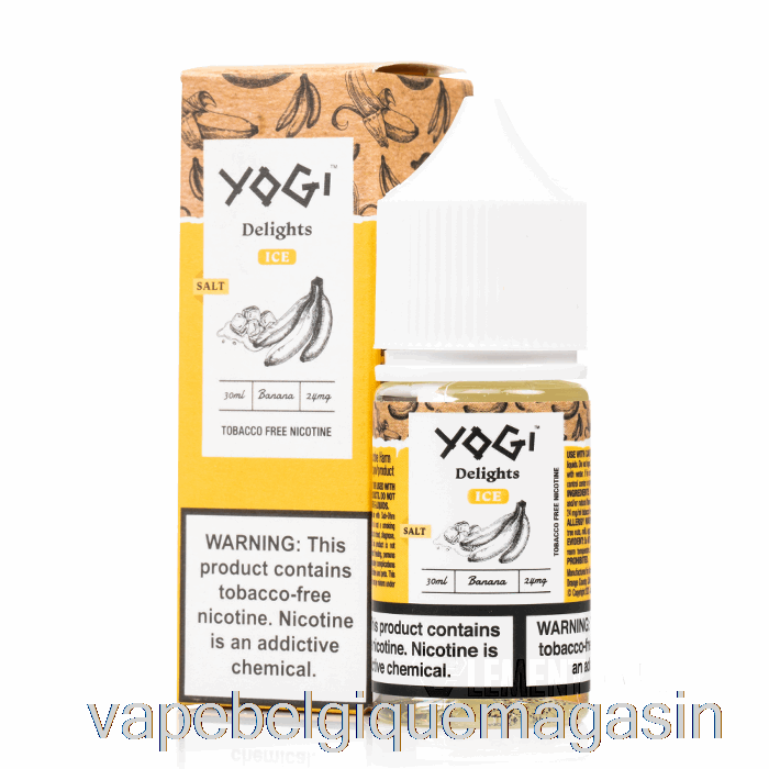 Sels De Glace à La Banane Pour Jus De Vape - Délices Yogi - 30 Ml 50 Mg